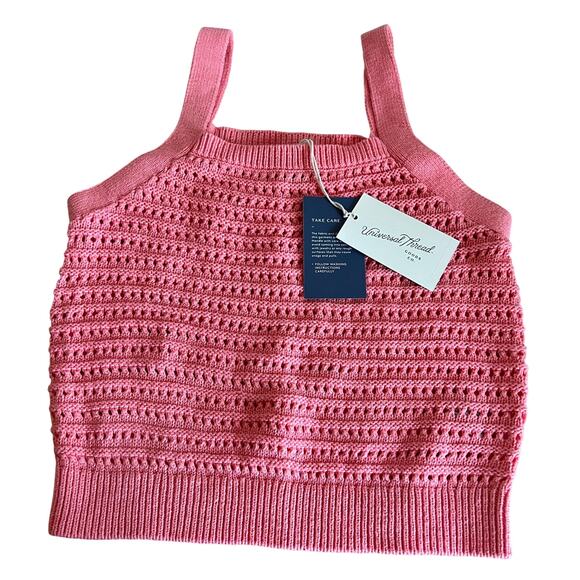 Universal Thread Women's Pink Sweater Tank Top - Size XXL - NWT - Picture 1 of 8